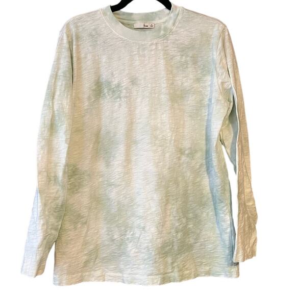 Aritzia Tops - Aritzia Wilfred Free Women's Crewneck Camari T-Shirt Long Sleeve Tie Dye Size M